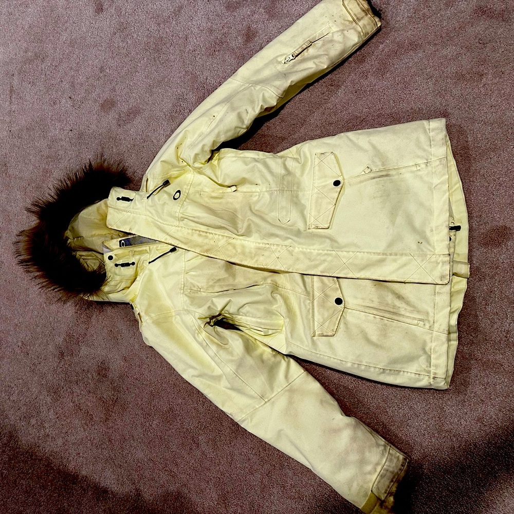Light Yellow Oakley winter coat